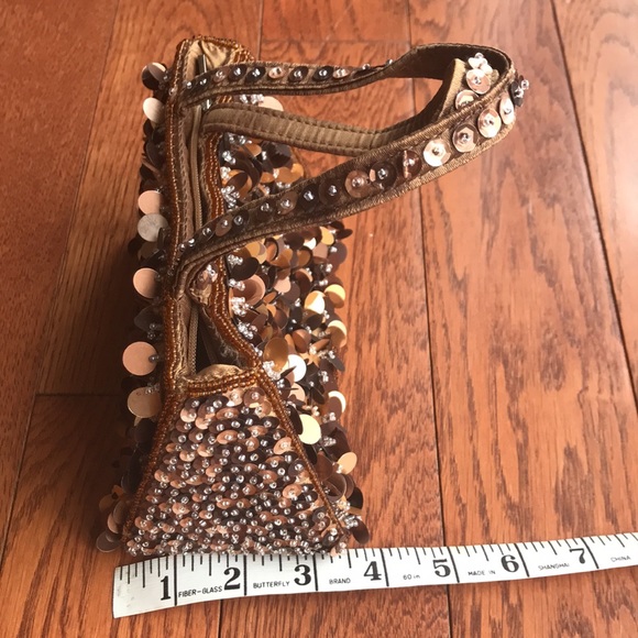 Bronze evening purse - Picture 2 of 4